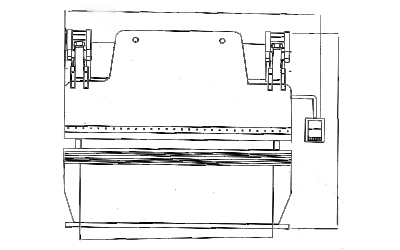 Hydraulic Press Brake Machines diagram