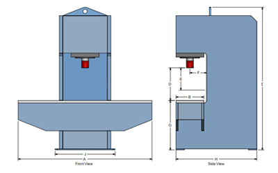 Hydraulic Straightening C Type Press, Manufacturer, Maharashtra